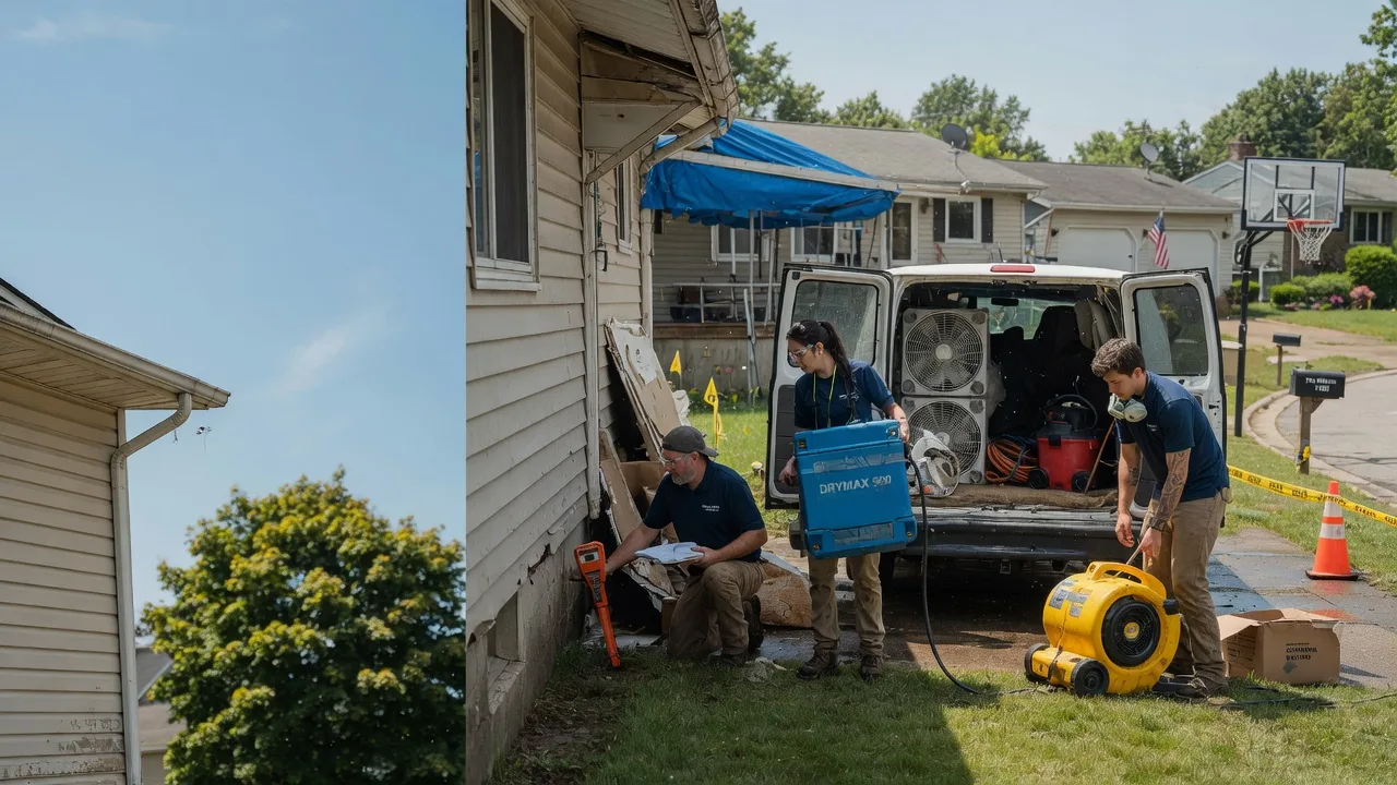 Ceiling Leak Cleanup in Christiana, PA near me